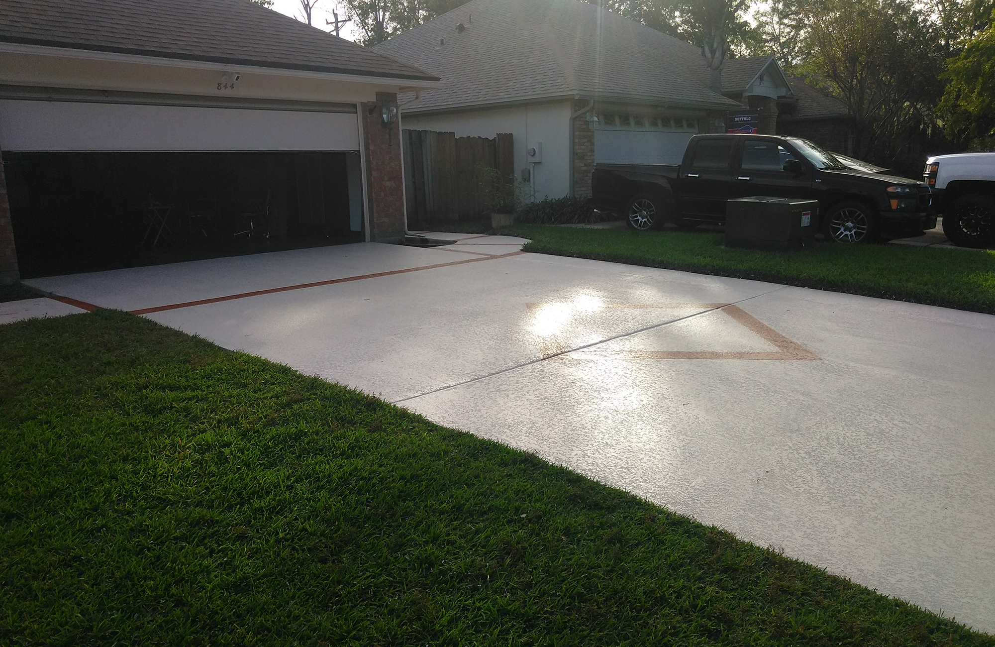 Concrete Driveway And Garage Floor